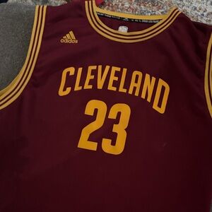 Adidas Cleveland Jersey in Burgundy and Yellow